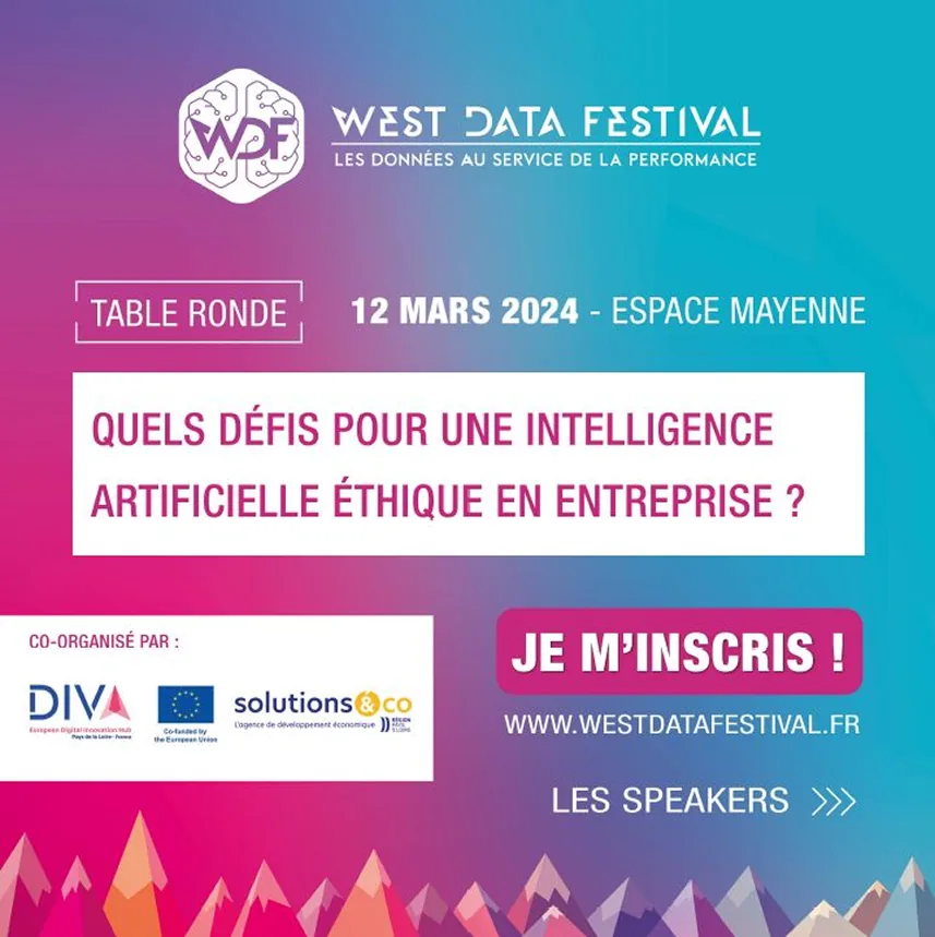 Visuel du festival Chtiiing avec une illustration abstraite et colorée évoquant l'IA et la création.